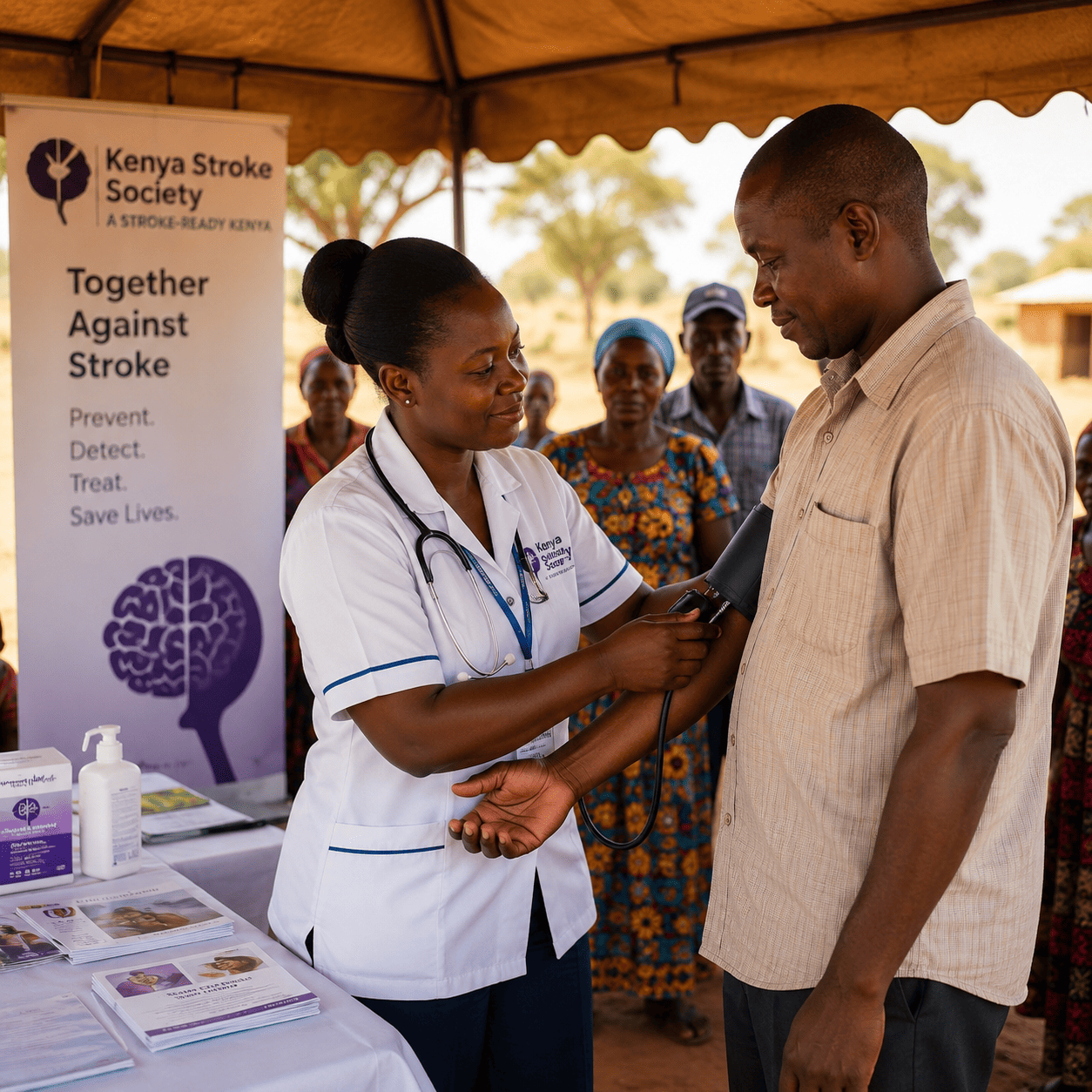 Community health outreach in rural Kenya